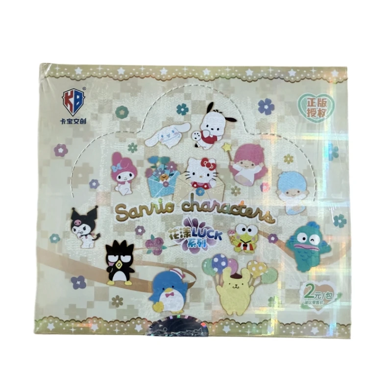 

Коллекция персонажей аниме, карточная книга для хобби, Sanrio, милый Cinnamoroll Melody Kuromi Hello Kitty, подарок для вечеринки, дня рождения, детей