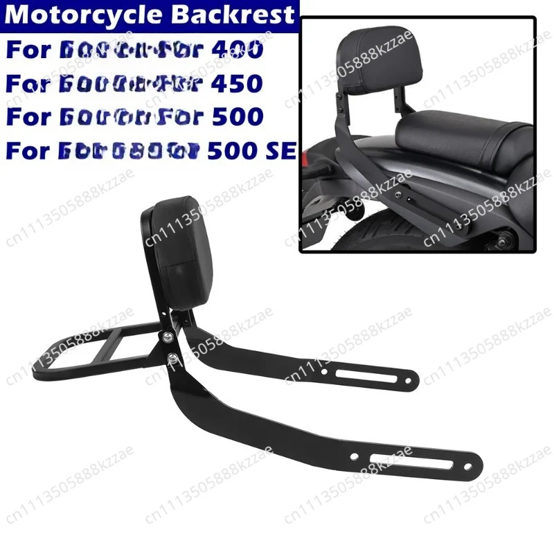 Motorcycle Backrest For Kawasaki ELIMINATOR 500 SE 2024 2025 Eliminator 400 450 500 2023-2025 Rear Passenger Seat Luggage Rack