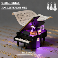 1-10Pcs LED Light Bulb Rechargeable AC100-240V E27 7W 9W 12W Emergency Bulb for Home Power Outdoor Camping Porch Garden Lamps