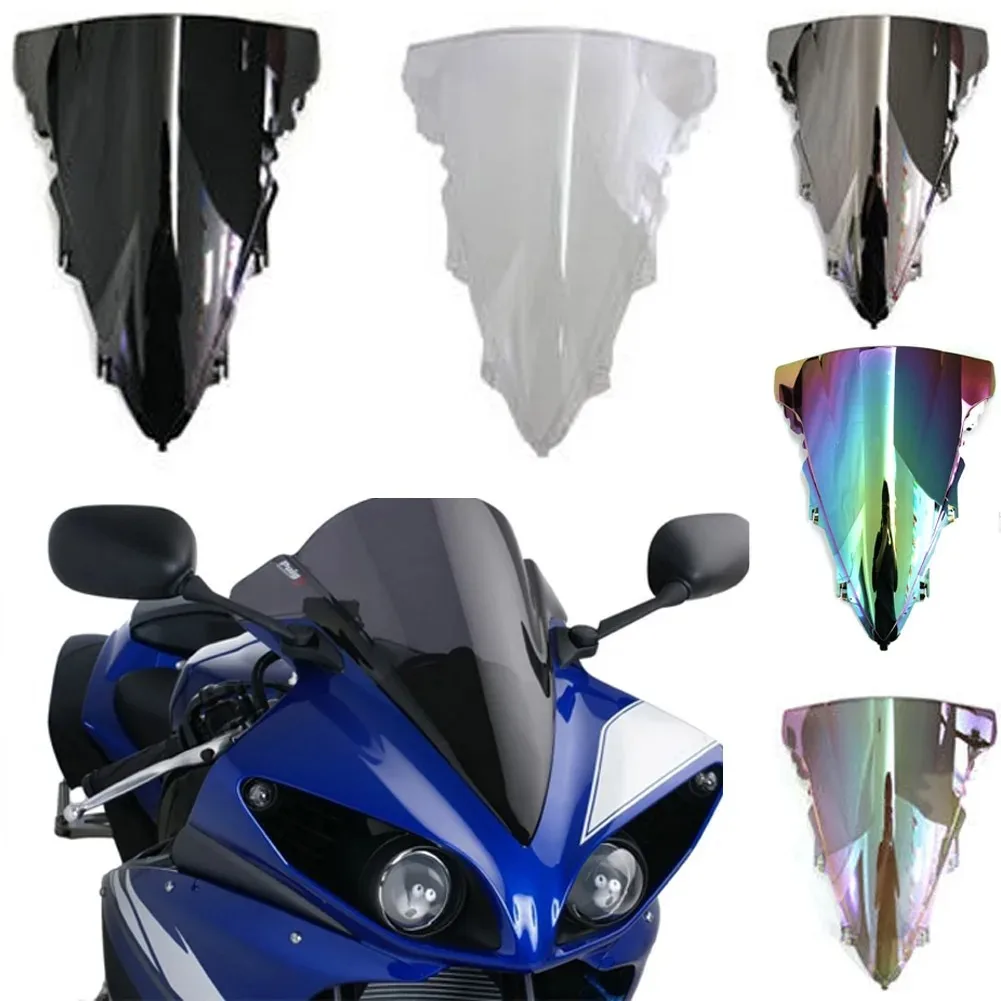 ALLGT New Motorcycle Front Windshield Windscreen for Yamaha YZF R1 2009 2010 2011 2012 2013 2014