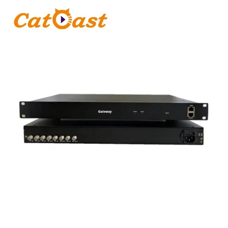 4 FTA DVB-S2 DVBC DVBT DVB-S2 ATSC ISDBT Tuner to IP Gateway