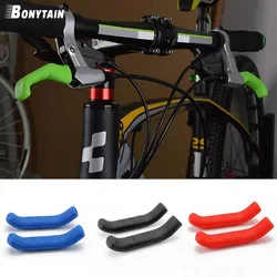 1 par de capa de silicone para alça de freio de bicicleta, capa protetora para bicicleta mtb, acessórios protetores de bicicleta de estrada