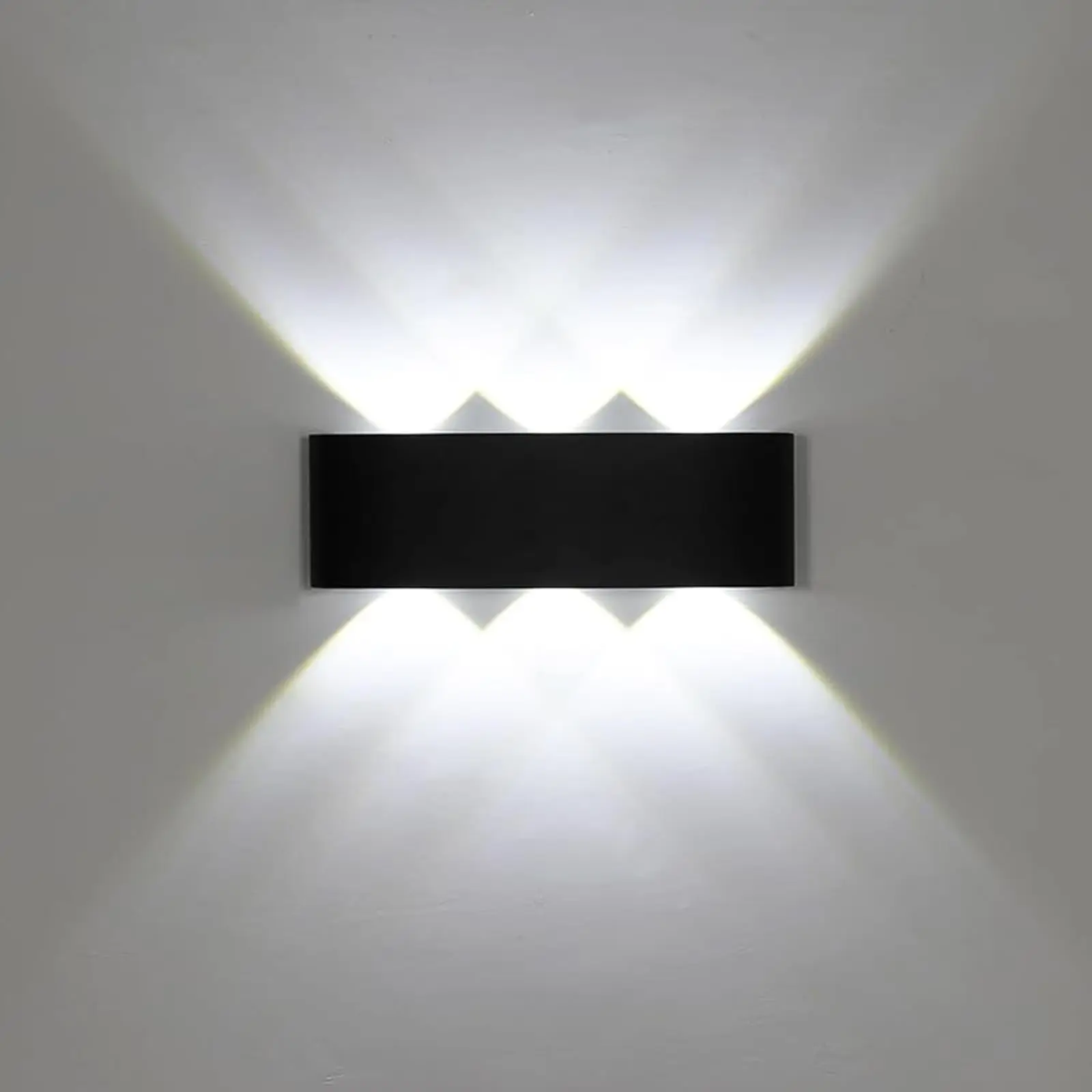 LED Outdoor Indoor Wall Light, 18W Modern Up Down Wall Lamp 1800LM, IP65 Waterproof Wall Lighting for Living Room Bedroom