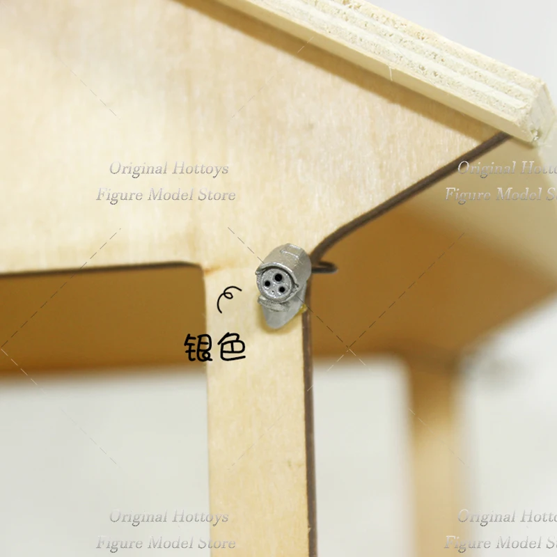 In Magazzino 1/12 Bilancia Soldato Accessori di Scena Bianco/Argento Mini Macchina Fotografica di Sicurezza Prop Misura 6 pollici Action Figure Giocattoli di Modello