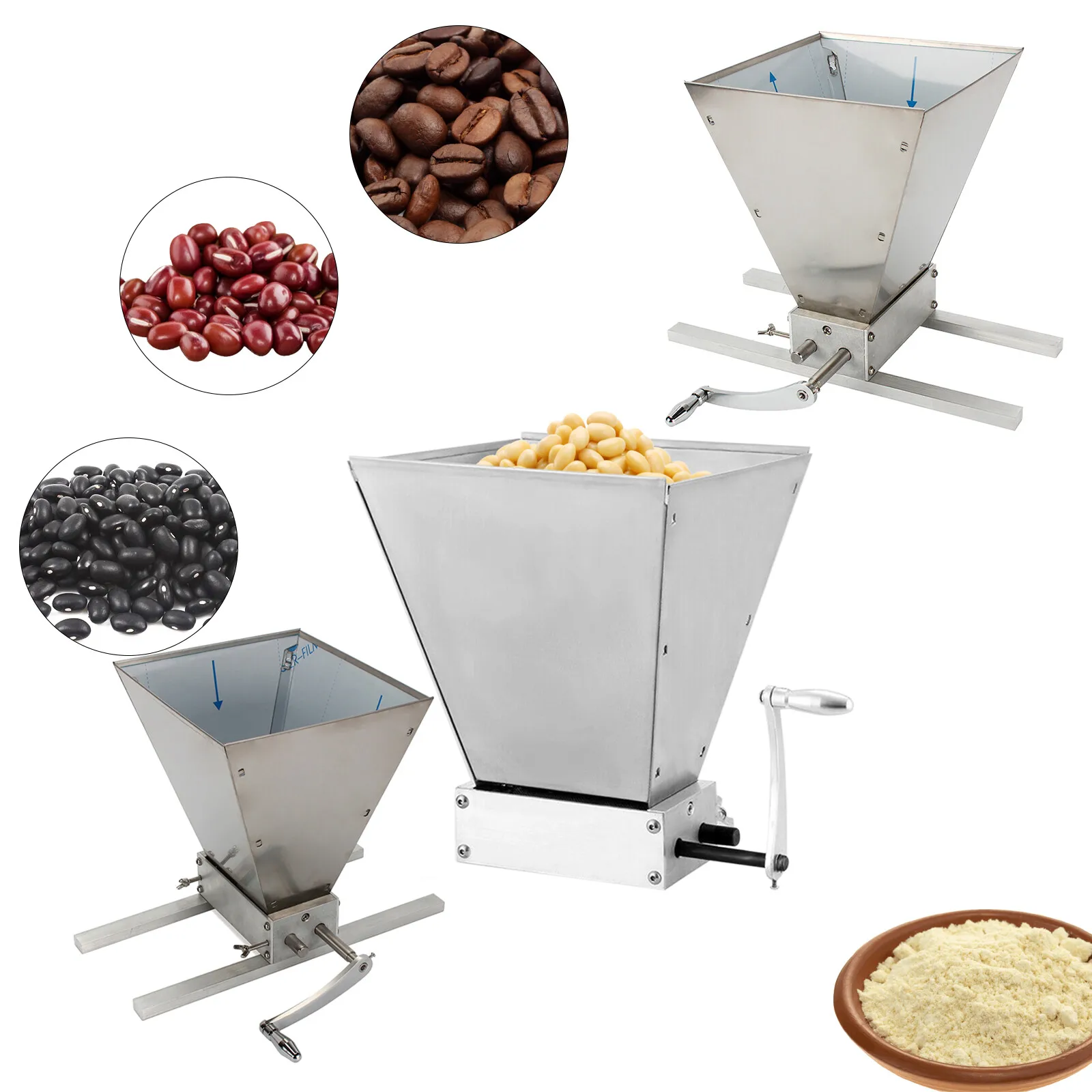 

Adjustable Crusher Grinder Grain Mills Electric Malt Mill Home Brewer Maize Mill Home Kitchen Tool