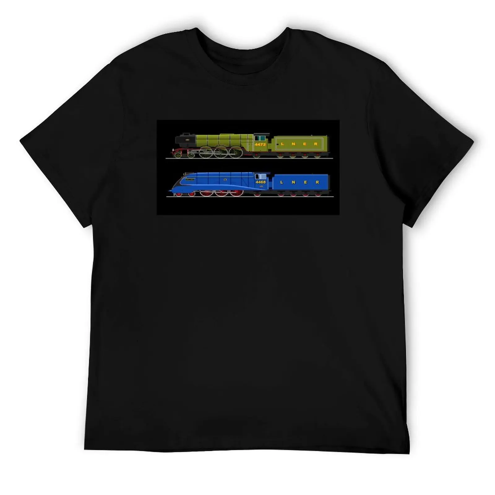 

Flying Scotsman and the Mallard T-Shirt t shirt man luxury cotton t shirts high quality T-Shirt