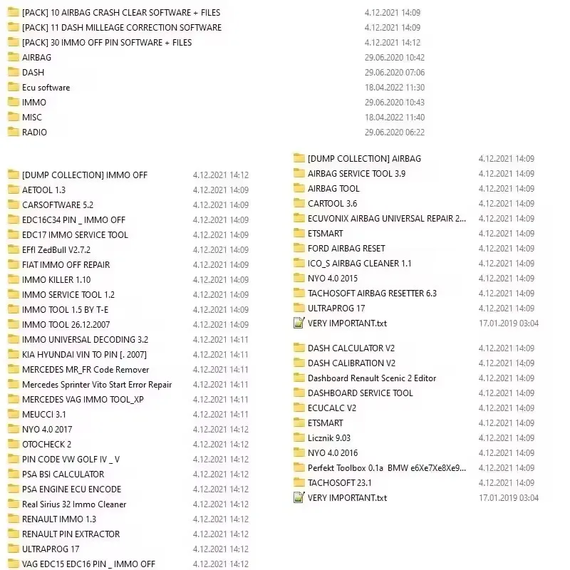 تصحيح DASH MILLEAGE الجديد + برنامج IMMO OFF + AIRBAG CRASH CLEAR / إجمالي 32 جيجابايت حزمة من برنامج السيارات لـ AAAA #4