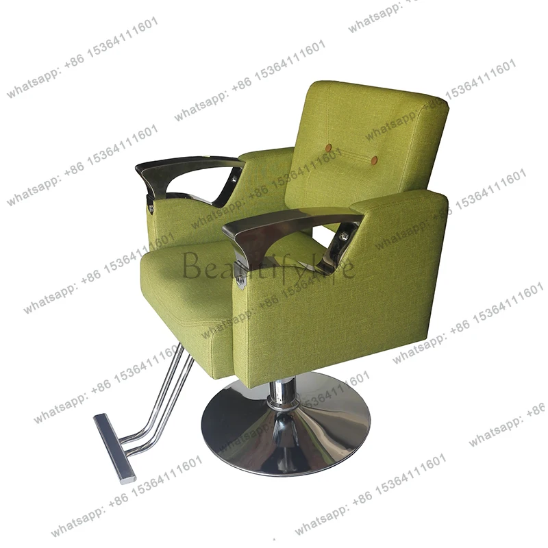 Sturdy Adjustable Barber Chair Soft Foam Salon Chair Hair Shop Beauty Studio Pneumatic Lift Thick Chaise Salon Furniture 3