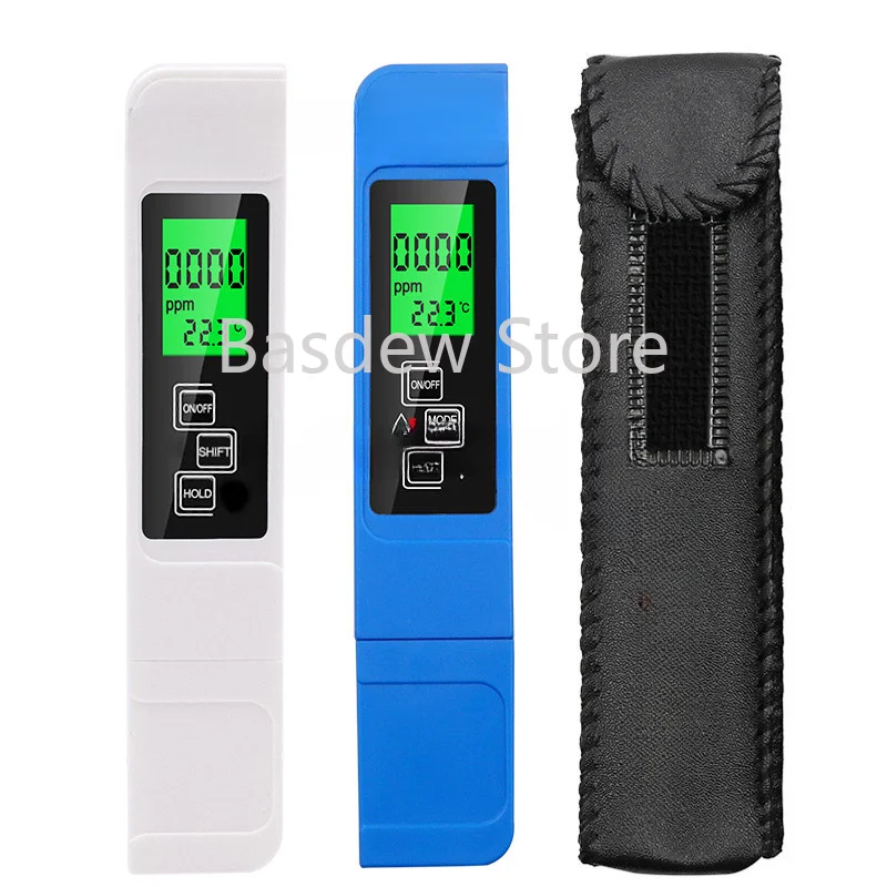 TDs Test Pen 50 Pieces New Water Quality Test Pen Household Drinking Water EC Meter Three-in-One Temperature Conductivity