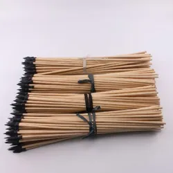 6pcs natural wood arrow diameter 7mm length 42cm with rubber soft arrow bow archery wooden bow dedicated arrow