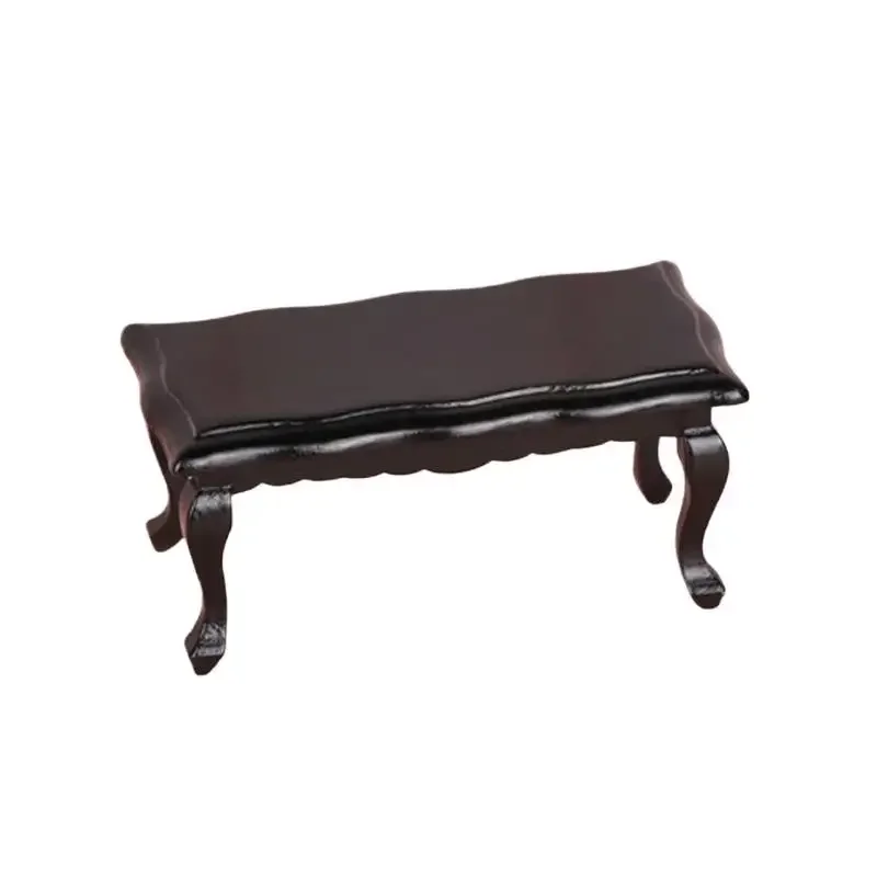 

1Pc 2025 New1:12 Dollhouse Miniature Furniture Coffee Table Computer Desk Toy for Children Dollhouse Living Room Decoration