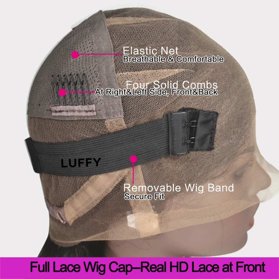 13x6 قصيرة بوب HD الدانتيل الجبهة شعر الإنسان الباروكات الطبيعية موجة البرازيلي ريمي الشعر شعر مستعار دانتيل كامل 200% الكثافة للنساء السود لوفي