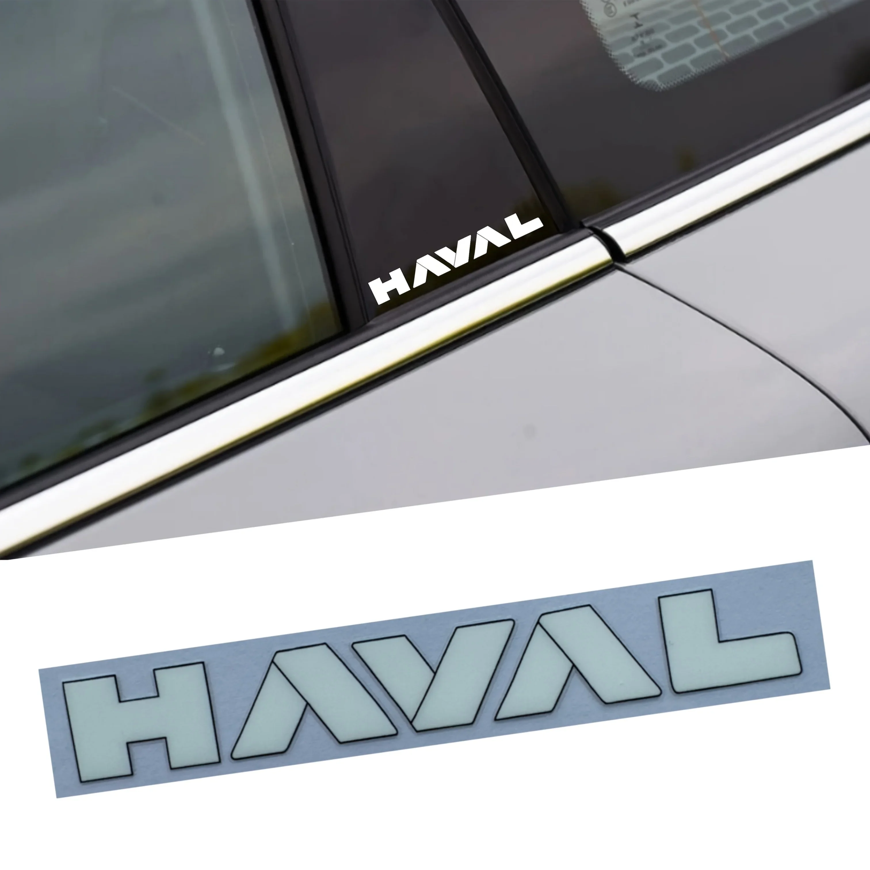 4 個/セット「HAVAL」ロゴステッカー車用、スタイリッシュなデザインのデカール、自動車外装パーソナライゼーションアクセサリー