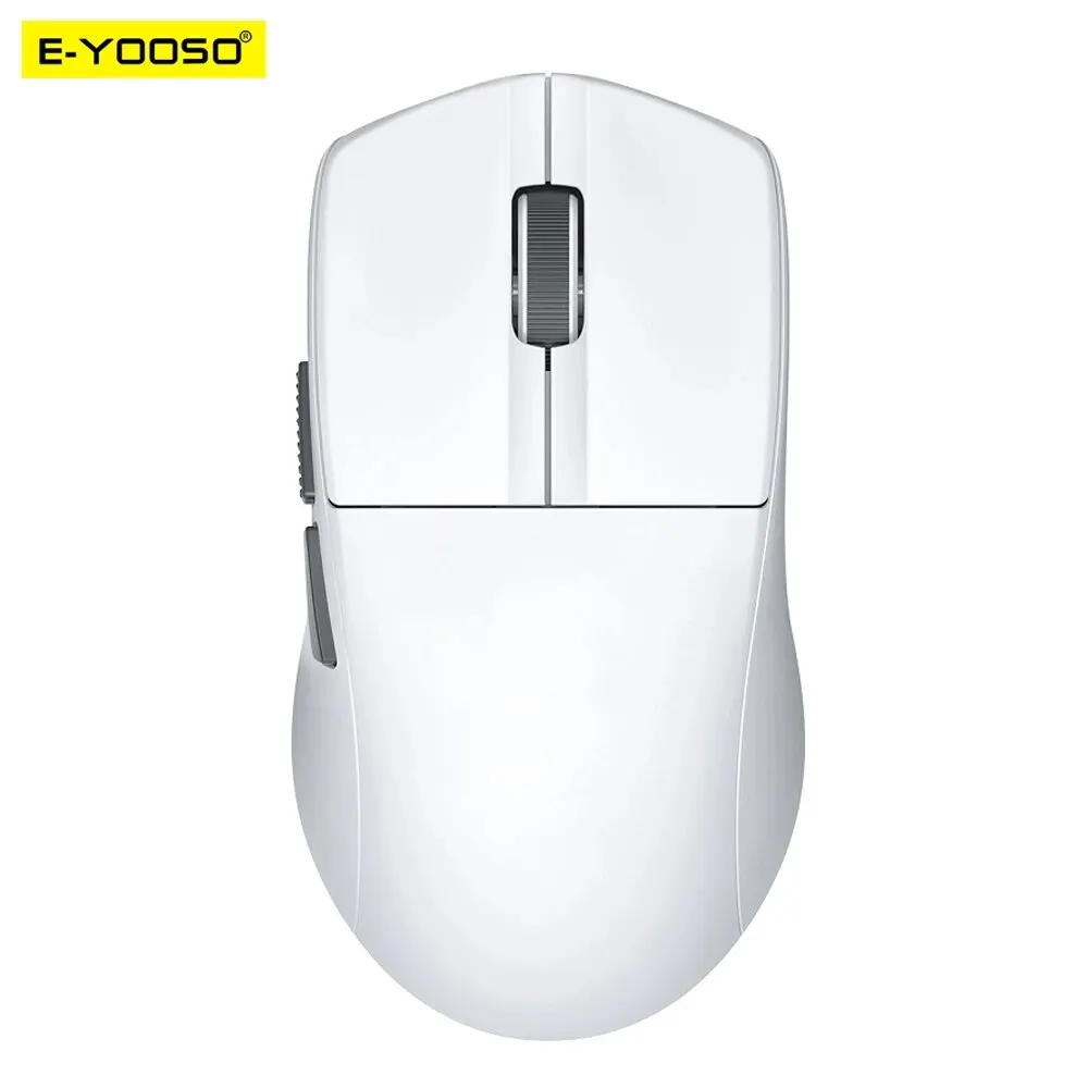 E-YOOSO X-44 USB 1K 2.4G Support Bluetooth Wireless Gaming Mouse 26000 DPI PAW9339 Programmable Game Mice for Computer PC Laptop