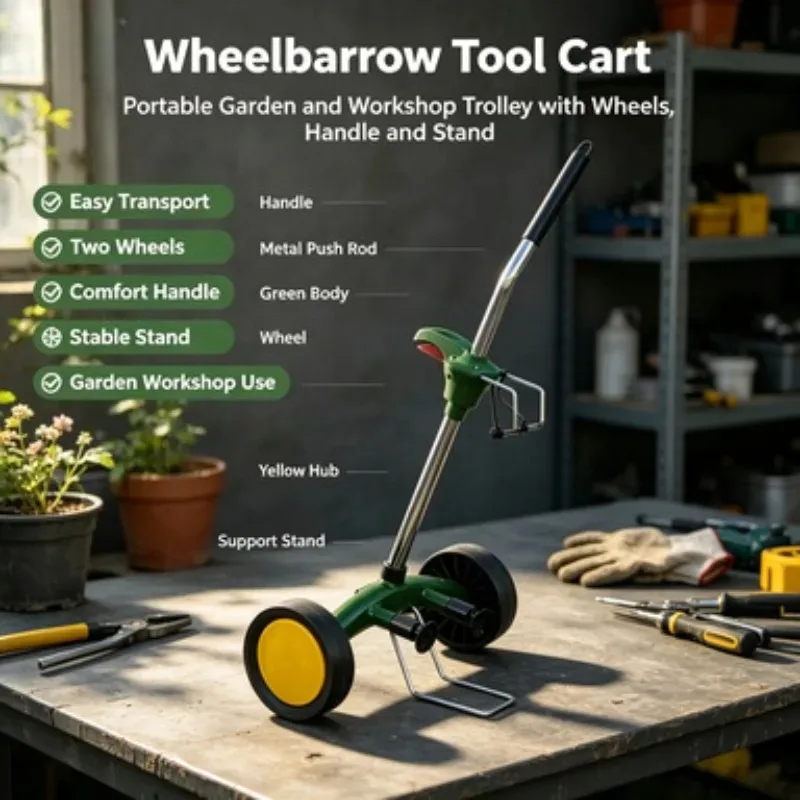 Garden Plant Pot Moving Cart Household Potted Plant Transport Trolley Labor Saving Hand Truck For Balcony Backyard Flower
