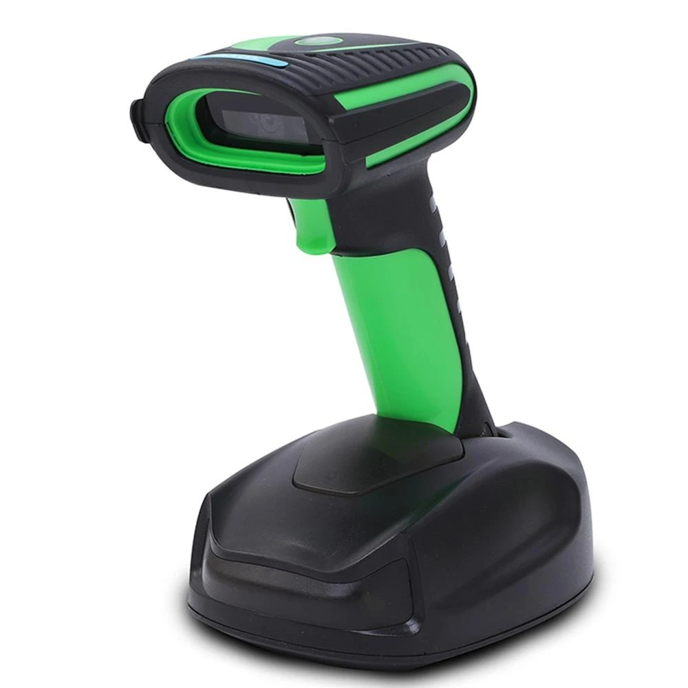 IP65 Industrial Wireless 1D 2D QR Code Barcode Scanner Barcode Reader with Charging Base