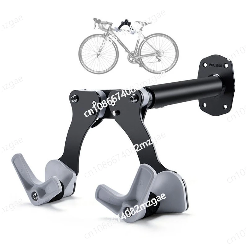 CX10 Adjustable Wall Mounted Bike Hook Rack for Road, Mountain, and Balance Bicycle Storage, Space Saving Garage Organizer