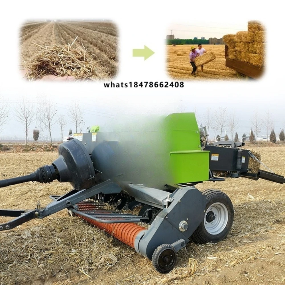 Tractor Mounted Pto Straw Press Baler Alfalfa Baler Compress Machine Alfalfa hay Packing Machine