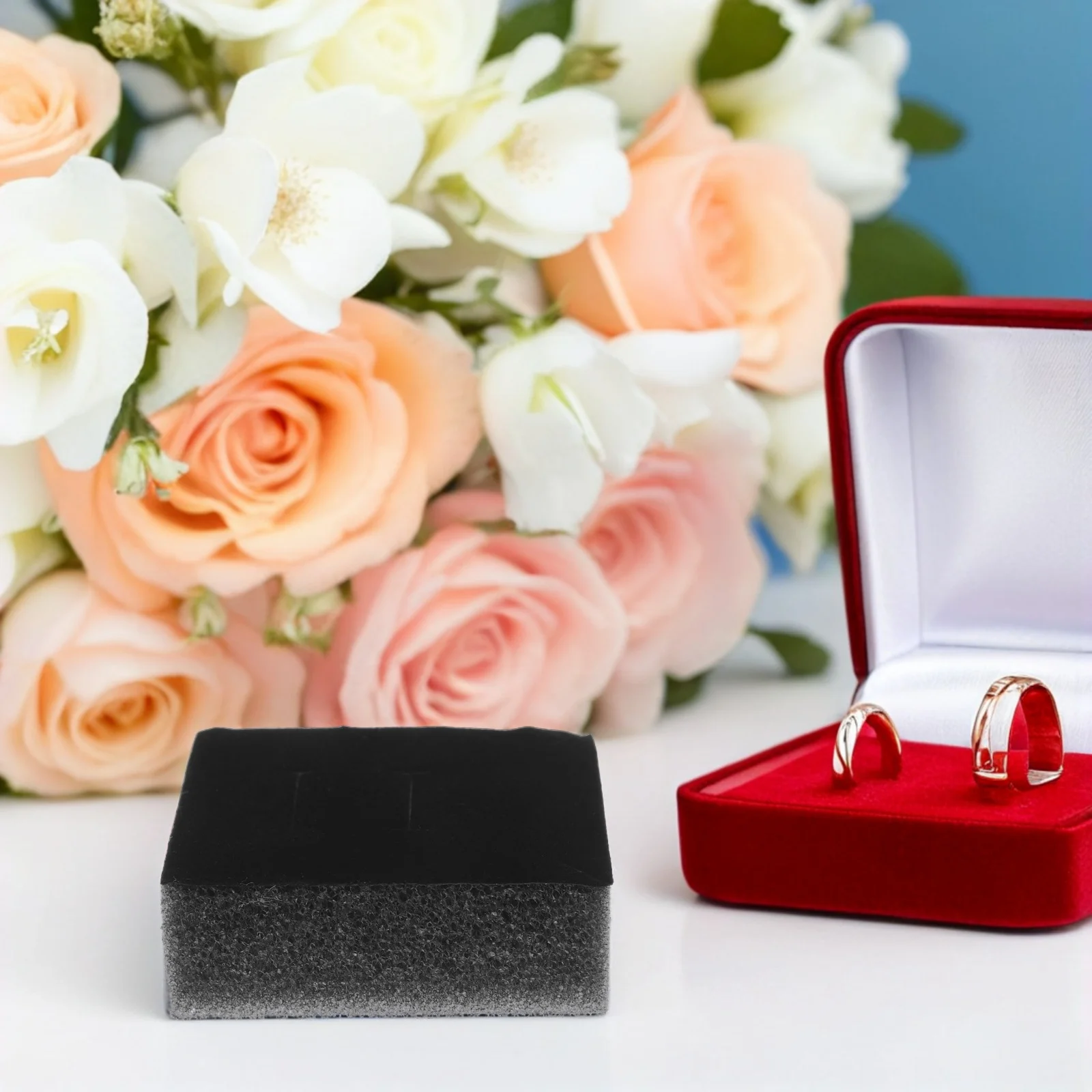 

20Pcs Jewelry Insert Pads Soft Sponge Ring Cushion Foam Liners Organizer Storage for Rings Earrings Box Jewelry Box Inserts