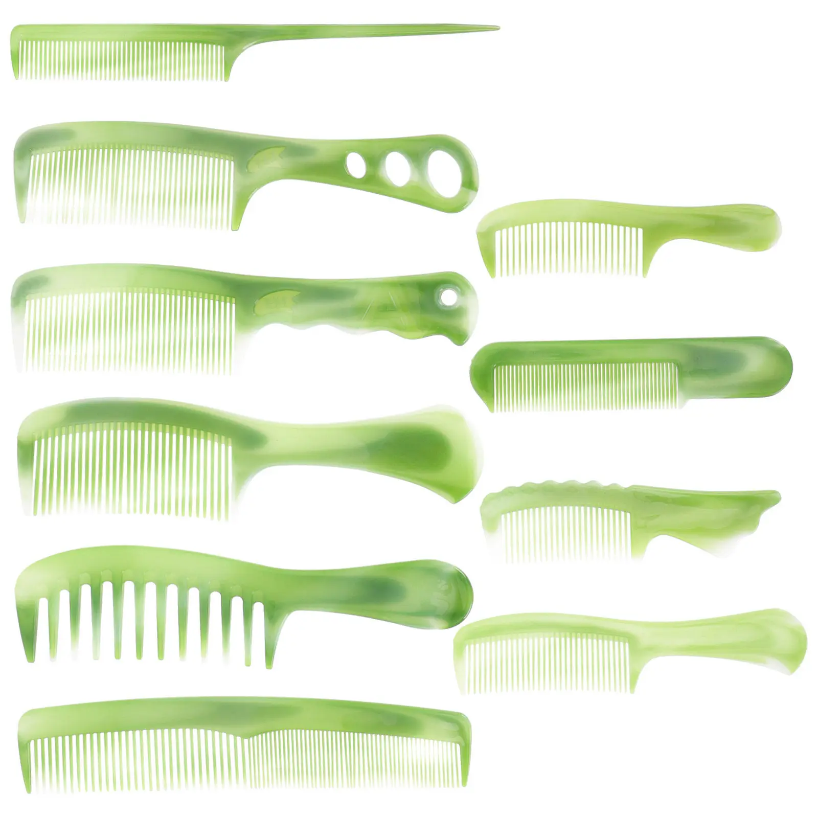 

1Set Professional Detangling Hair Comb Set Smooth Styling for Thin Thick Straight Hair Portable Hairdressing Tool