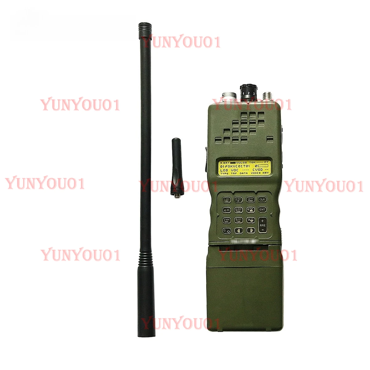152A Radio Model Tactical Walkie-talkie Handset + Folding Antenna Model Set