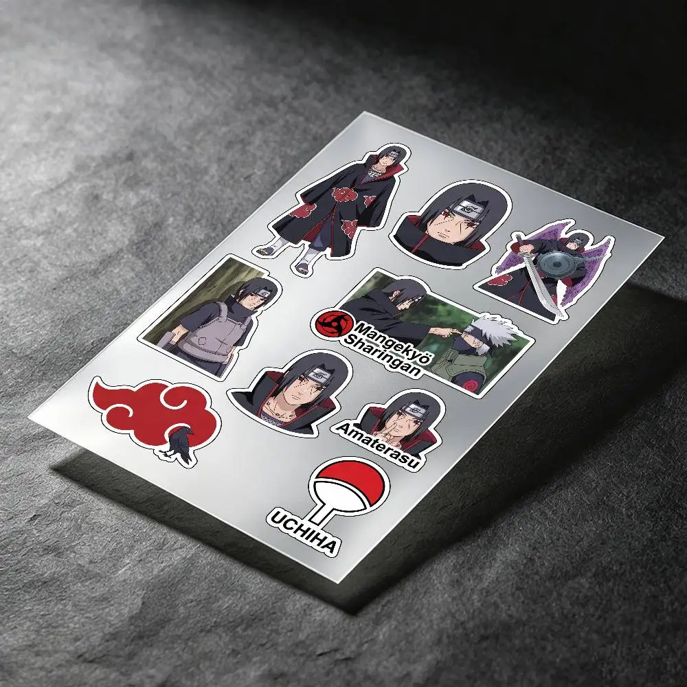 Uchiha Itachi Anime Character Stickers Auto Body Bumper Windows Motorcycle Laptop Walls Vinyl Decal Car Tuning Accessories