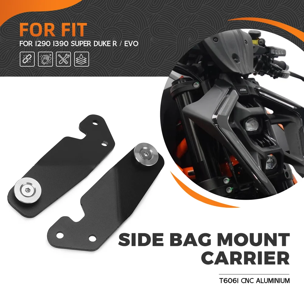 

NEW OEM SIDE BAG MOUNT CARRIER FOR 1290 SUPER DUKE R / EVO 2020-2025 1390 2024 1390 Super Duke R EVO Accessories