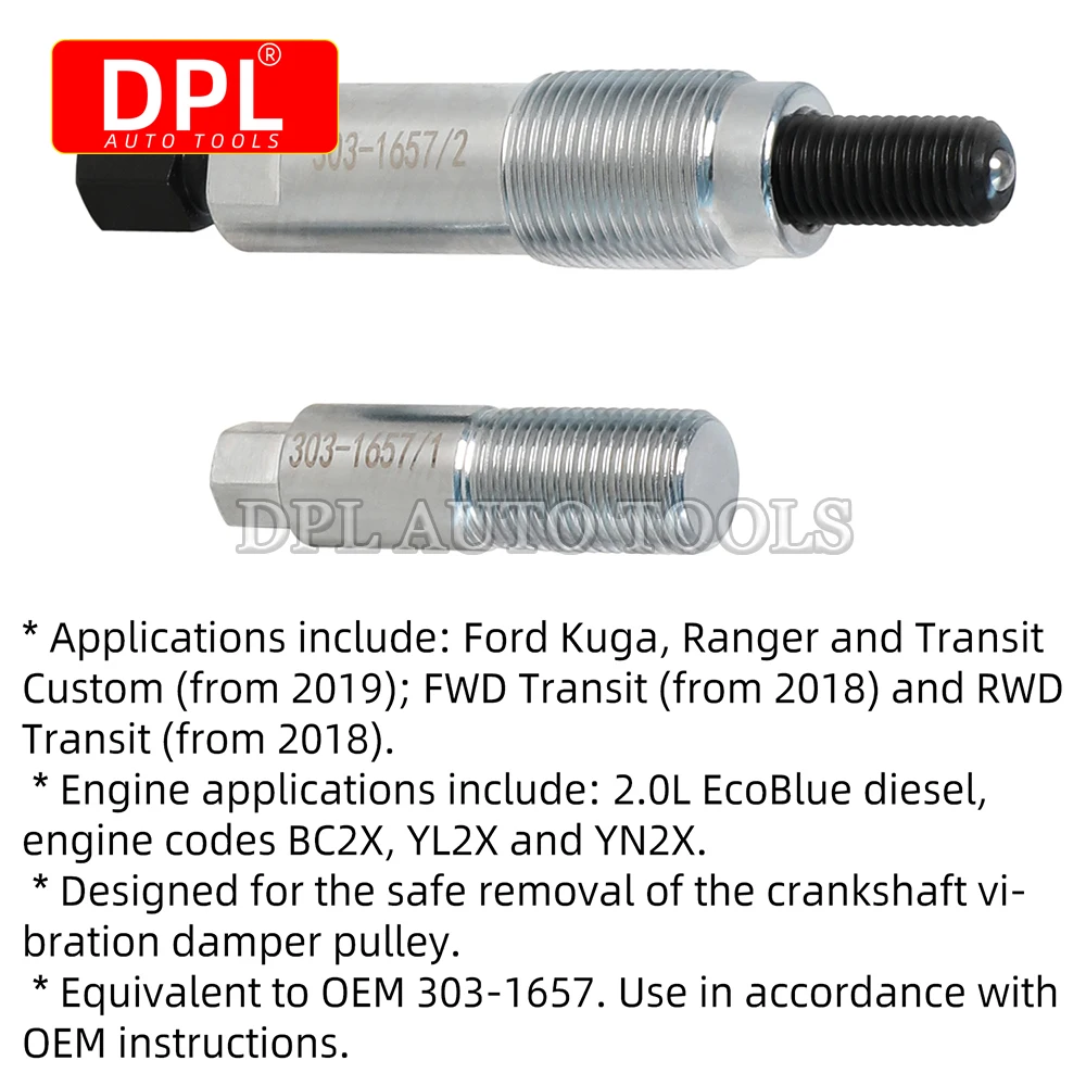 Crankshaft Pulley Removal Tool - Ford 2.0 EcoBlue TDCi