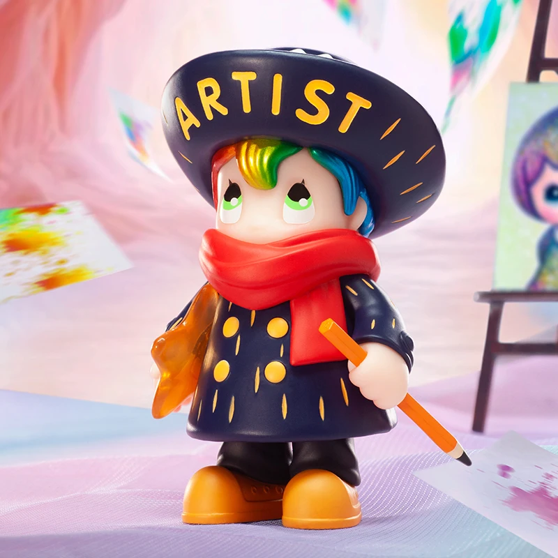 POP MART YOSUKE UENO A Arte World Journey Série Caixa Misteriosa, Caixa cega, 1 12pcs