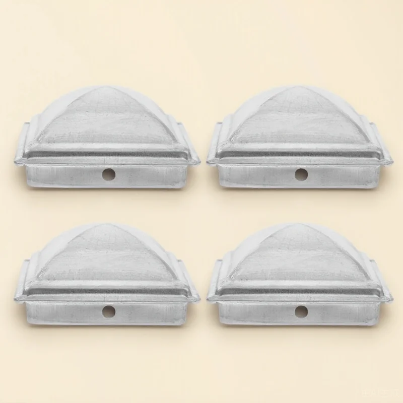 

4pcs Fence Post Caps Weatherproof Plastic Topper For Outdoor Deck Wood Posts Garden Fencing Vinyl Metal Post Covers