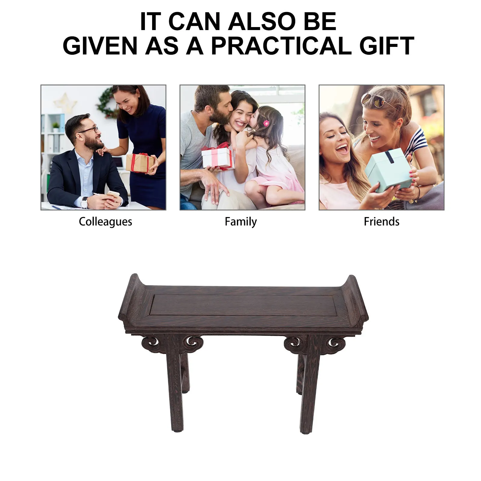 

Chicken Wing Wood Plant Stand Wooden Display Pedestal For Bonsai Teapot Vase Succulent Holder Flowerpot Base Decor Craft