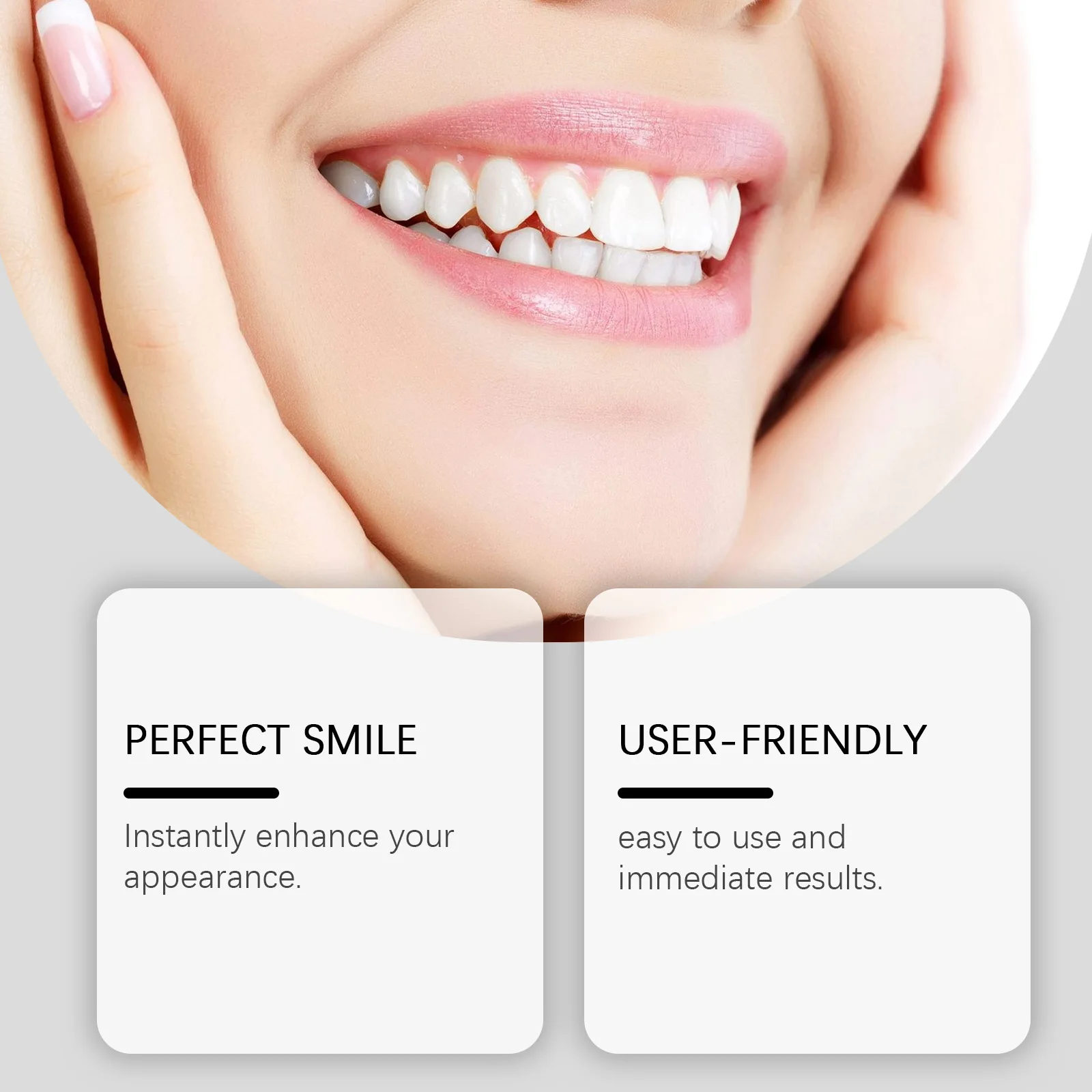 Safety Denture Set Realistic Natural False Tooth Denture Comfortable Safe Simple Firm Not Loss Cover Imperfect Teeth Denture Set