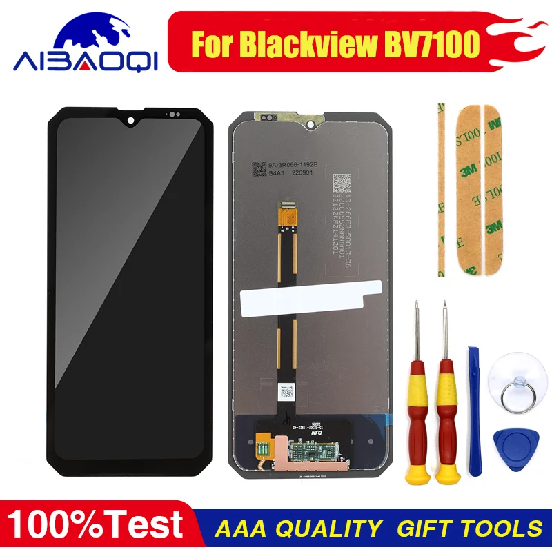 New Original Touch Screen LCD Display For Blackview BV7100 Phone Replacement Parts Touch Screen Digitizer Disassemble Tool