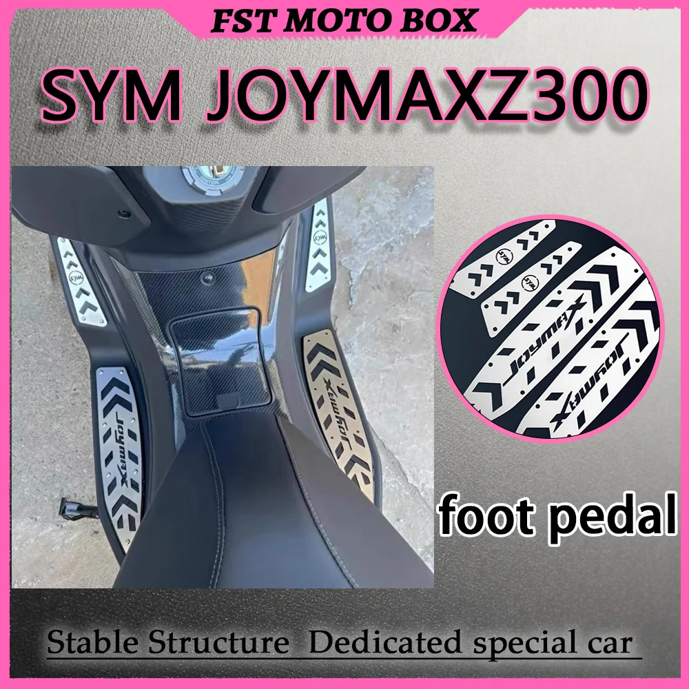 FOR SYM JOYMAX Z300 Wide Footrest Pad Integrated Three-Dimensional Anti-Slip Pattern Enhanced Non-Slip Performance on Rainy Days