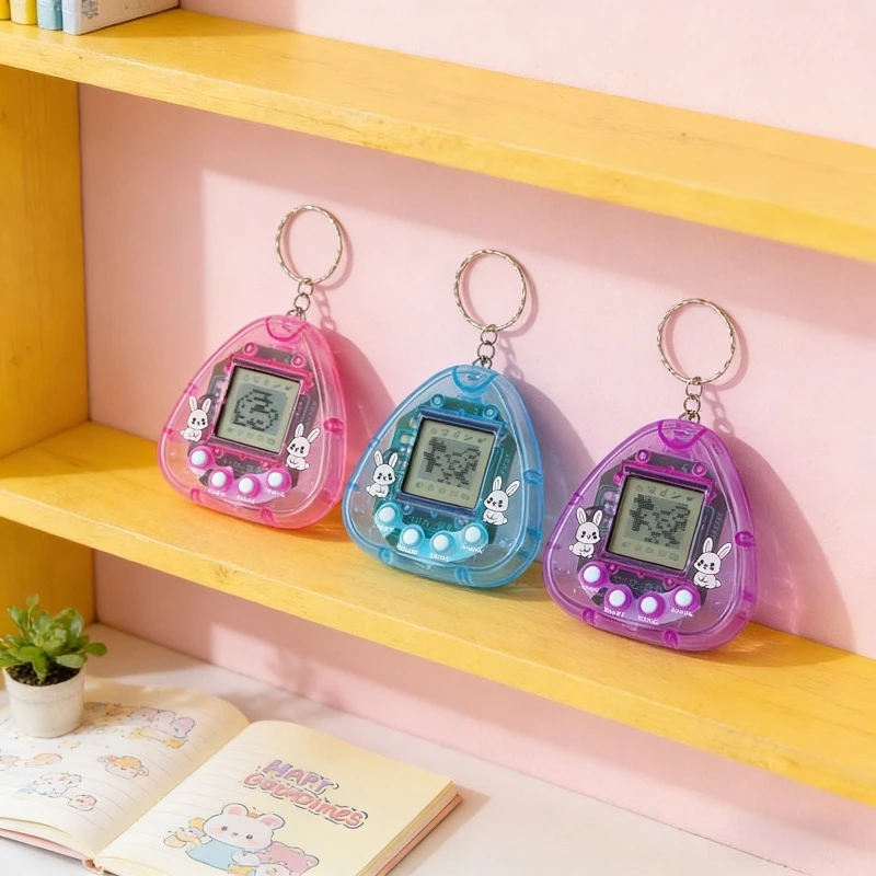 ของเล่นสัตว์เลี้ยงเสมือนจริง 3 มิติแบบอินเทอร์แอคทีฟสุดฮิต - รุ่นนักสะสม - สีฟ้าอควา |   ของขวัญที่สมบูรณ์แบบสำหรับวันหยุดและเกมเมอร์ ของเล่นทามาก็อตจิ