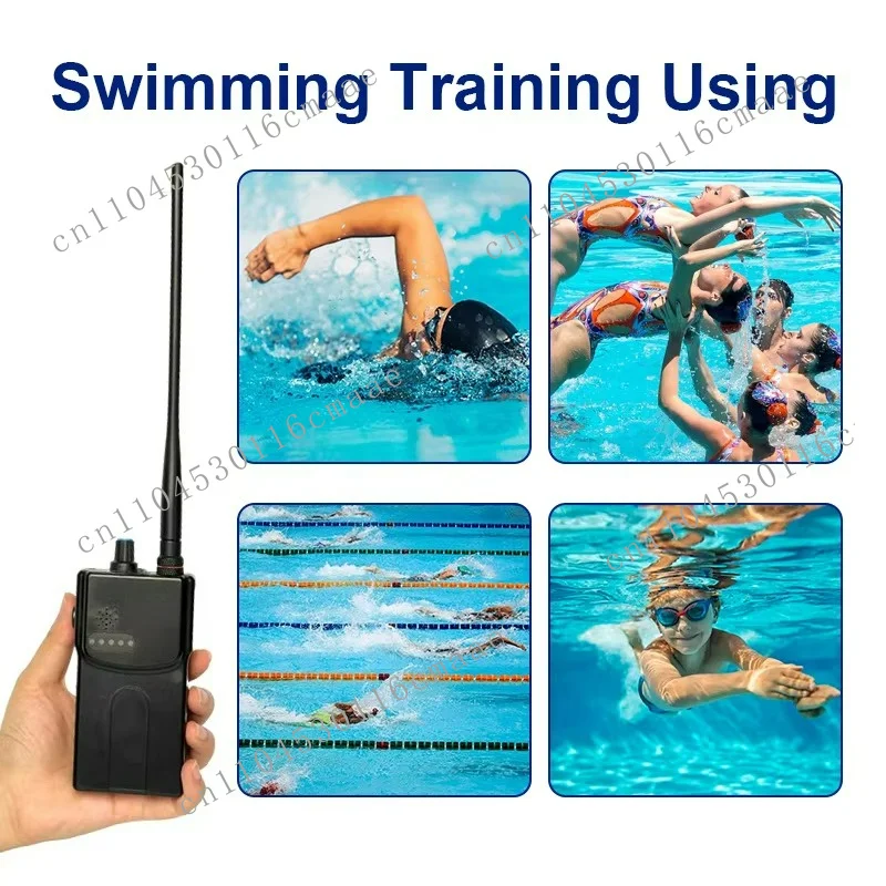 H900 200m range Waterproof swimming training Water sports communication Wireless walkie-talkie 7