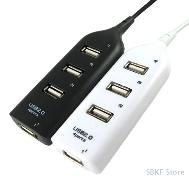 

Универсальный USB-концентратор, 4-портовый кабель, высокоскоростной мини-концентратор, разъем для ноутбука, кабель-распределитель, адаптер