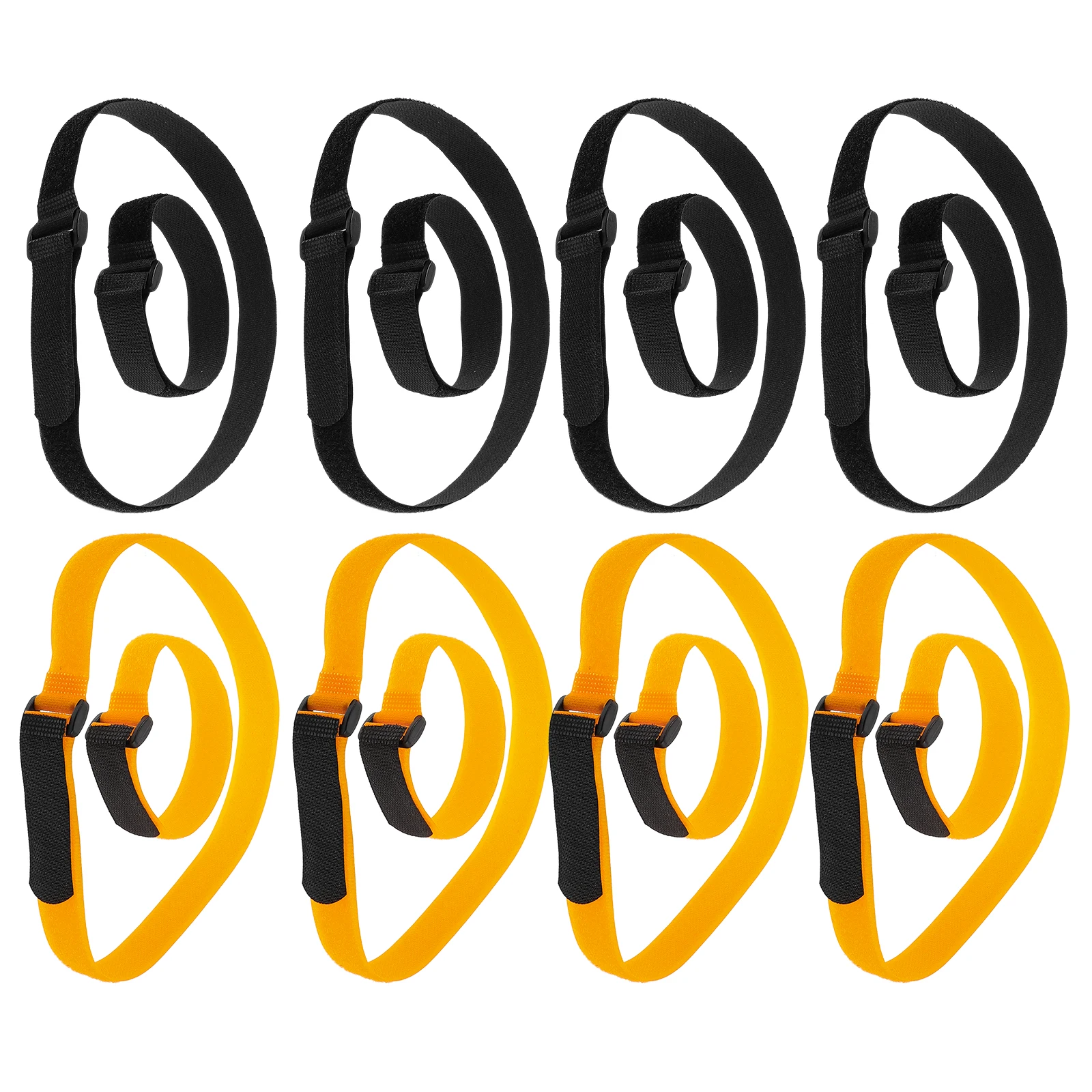 

15pcs Straps 25x300mm Orange 25x600mm Black Bike Wheel Stabilizer Reusable Securing Cinch Strap Storage Transport