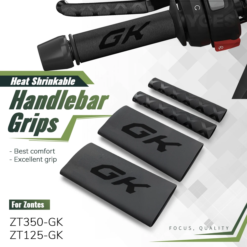 Heat Shrinkable Handlebar Grips Clutch Brake Lever Cover Grip Glove For ZONTES ZT350-GK ZT350GK ZT125GK 350GK 125GK