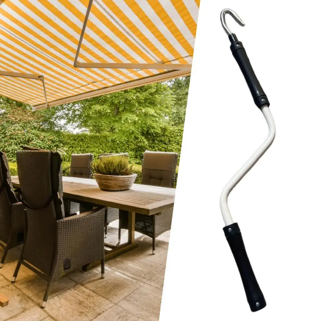 

RV Awning Crank Handle Awning Opener Tool Easy Installation Portable Crank Replace Parts for Exterior Balcony