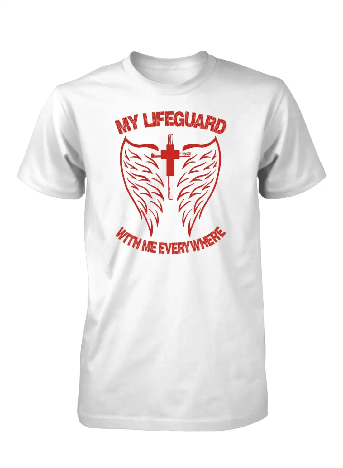 Jesus Christian T Shirt My Lifeguard With Me Everywhere Aprojes