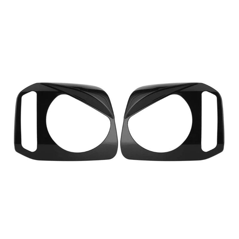 

2pcs Front Light Bezel Clip-in ABS Version Headlight Lamp Covers Trim for Jimny