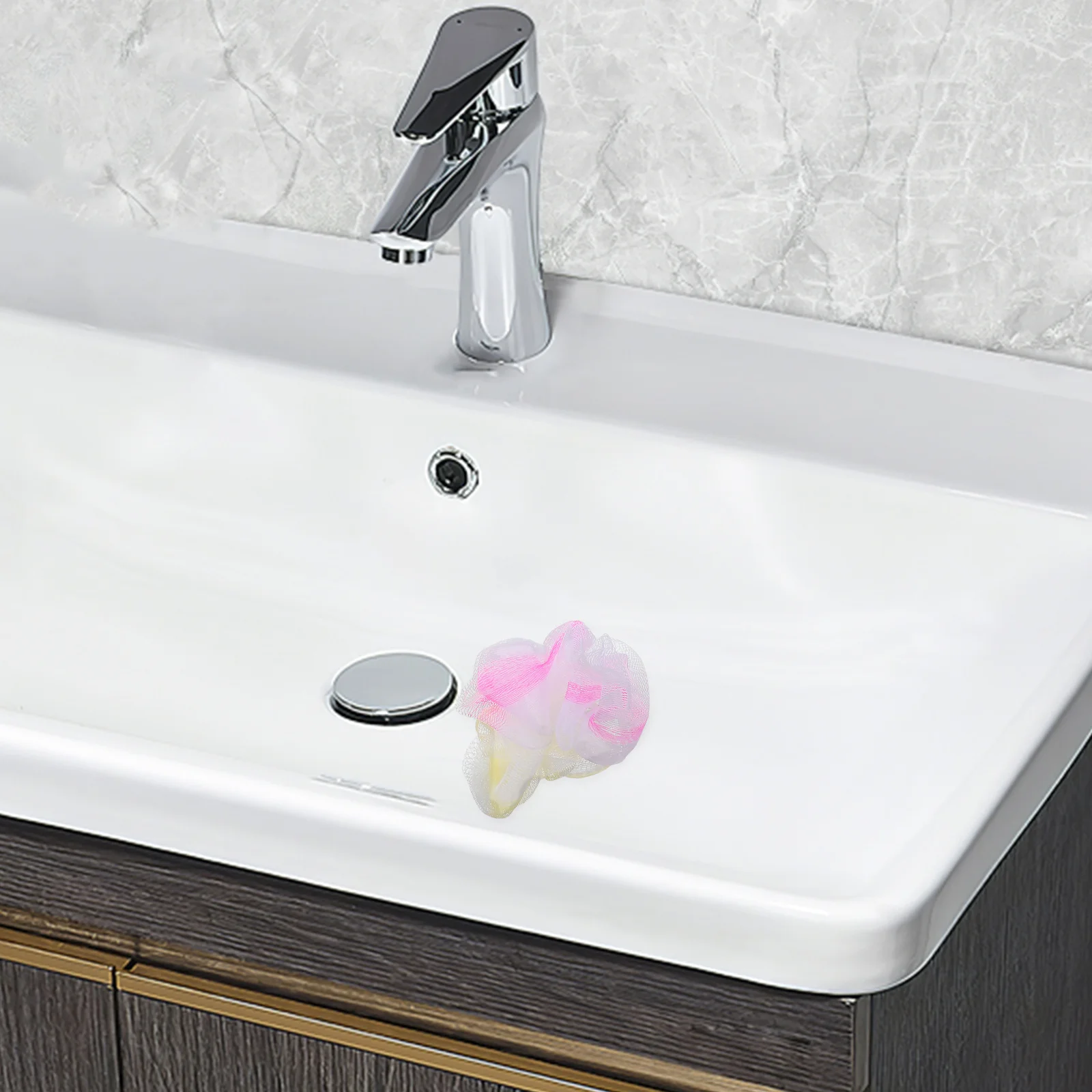 

10Pcs Colorful Bath Balls Mesh Sponge Nylon Body Exfoliate Puff Shower Gel Soap Easy Hang Relax Bath Balls Bathing Ball