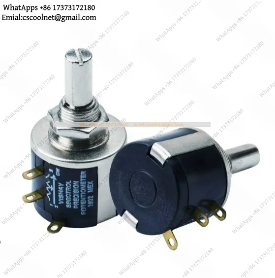 k3 2PCS 534-1-1 Precision Wirewound Potentiometer 2W 10-Turn 10R-100K Multi-Resistance Optional 534 Series