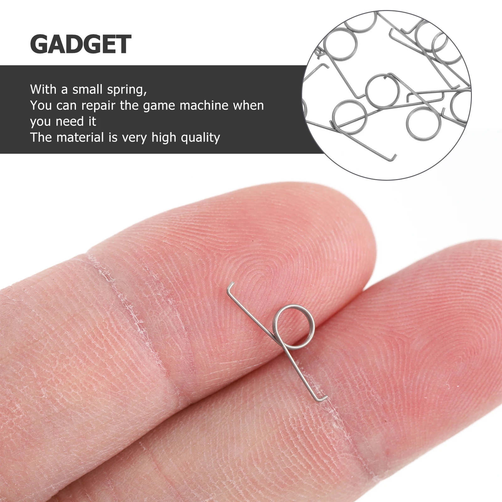 

50 Pcs Controller Spring Trigger Button Iron Replacement Gamepad Buttons