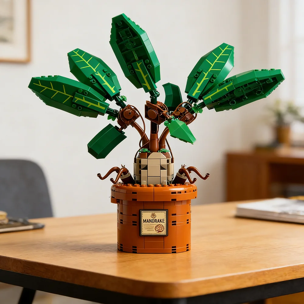 

579 деталей, конструктор «Манделия» (бонсай), серия «Магический фильм», украшение для коллекционеров или подарок другу, совместим с 76433