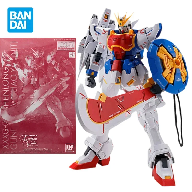 Bandai Original Gundam Model Kit Anime Figure MG 1/100 XXXG-01S Shenlong Gundam Action Figures Collectible Toys Gifts for Kids