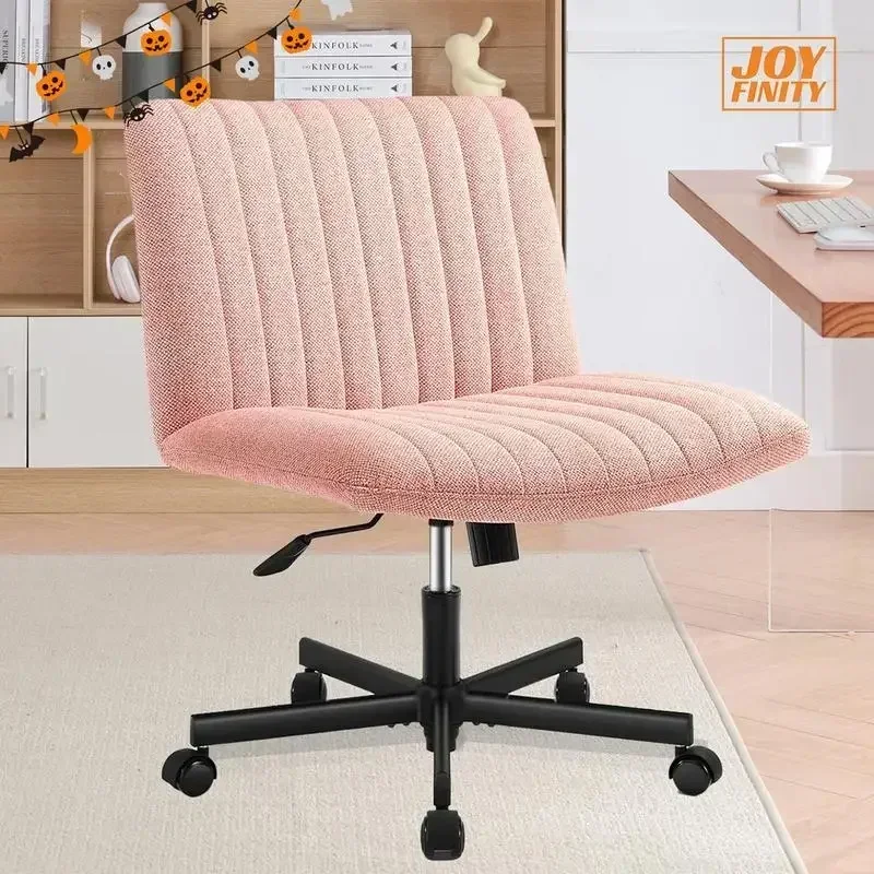 Joyfinity Home Criss Cross Chair Plus Size Criss Office Chair Sit Cross-legged Armless Swivel Home Modern Home Office Desk Chair