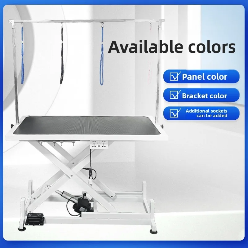 

Professional Heavy Duty Hydraulic Pet Grooming Table, Low Height Electric Lift For Large Dogs Like Golden Retriever