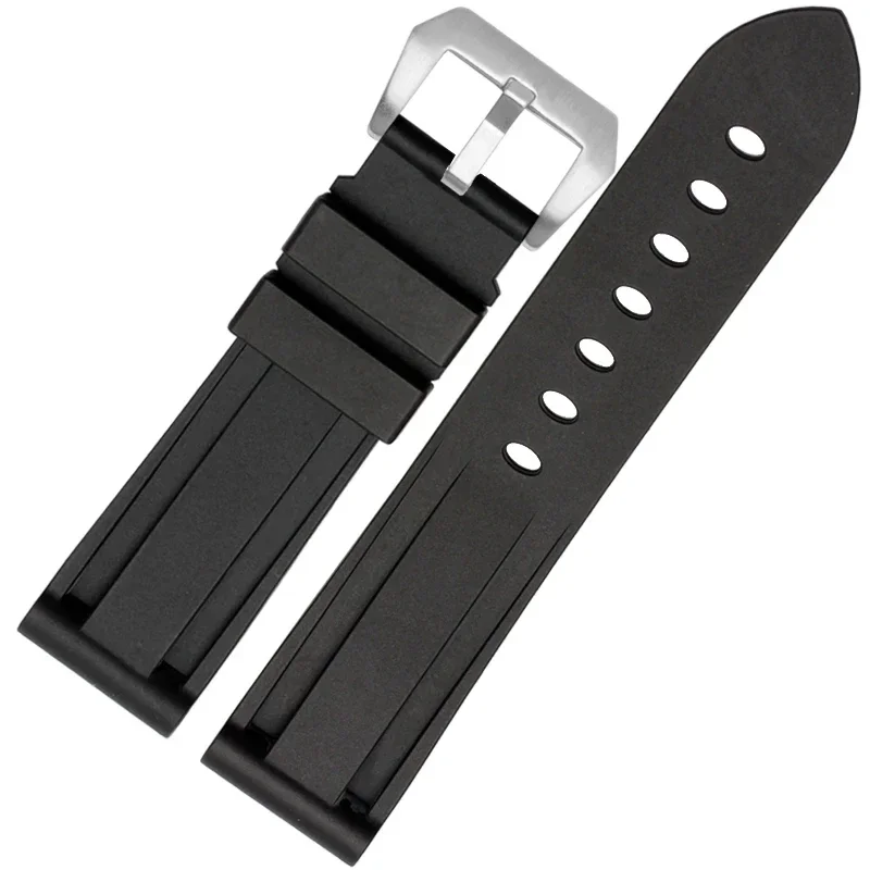 ファッショナブルなシリコンウォッチバンド,22mm, 24mm, 26mm